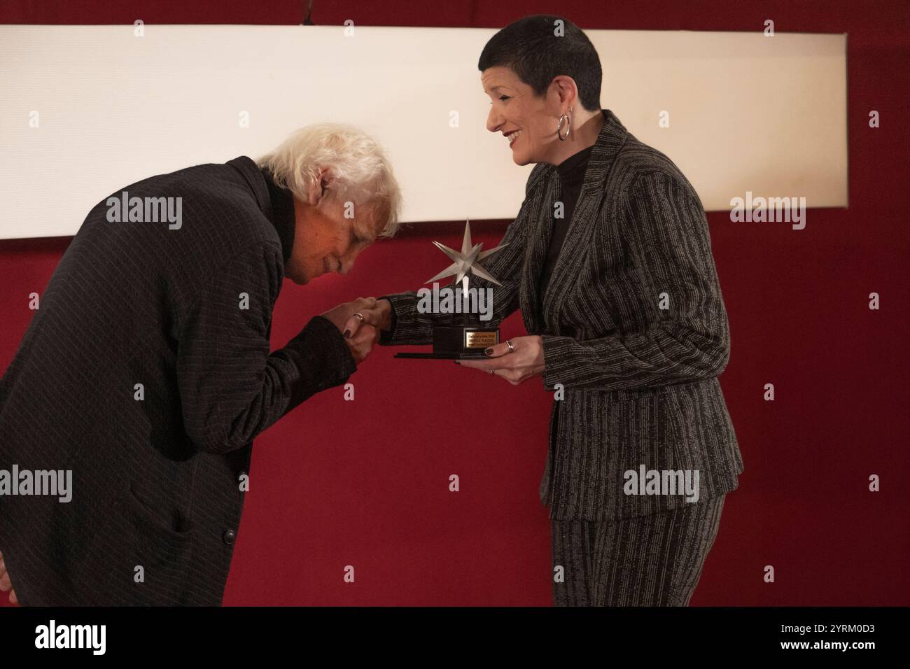 TURIN, ITALIEN - 26. NOVEMBER: Miche Placido nimmt am 42. Torino Film Festival 2024 Teil und erhält den Preis „Stella della Mole“ Stockfoto