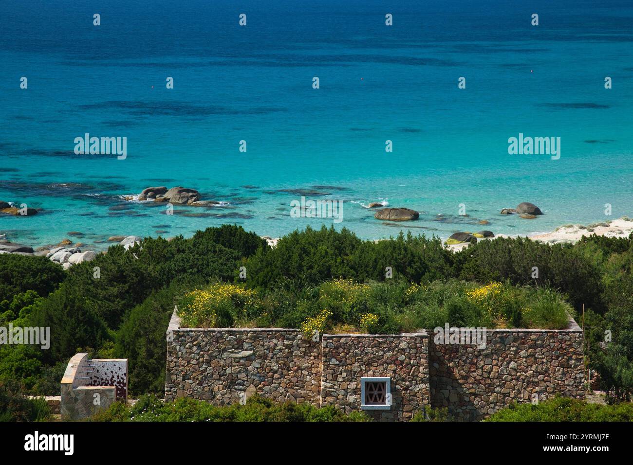 Italien, Sardinien, Sarrabus Gebiet, Solanas, Strand Stockfoto