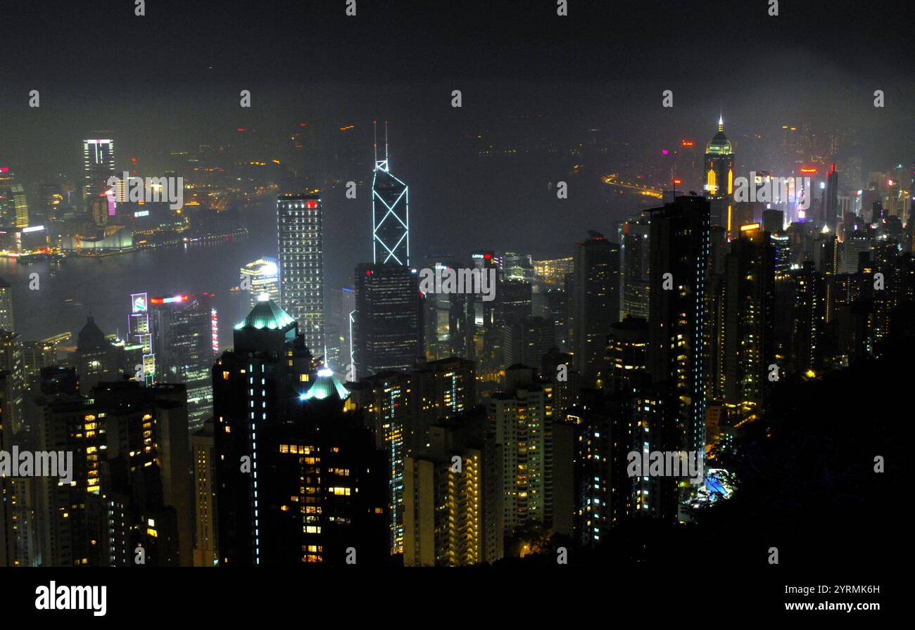 Ist Hongkong Ein Eigenes Land Skyline Von Hongkong 2011. Hongkong Special Administrative Region der