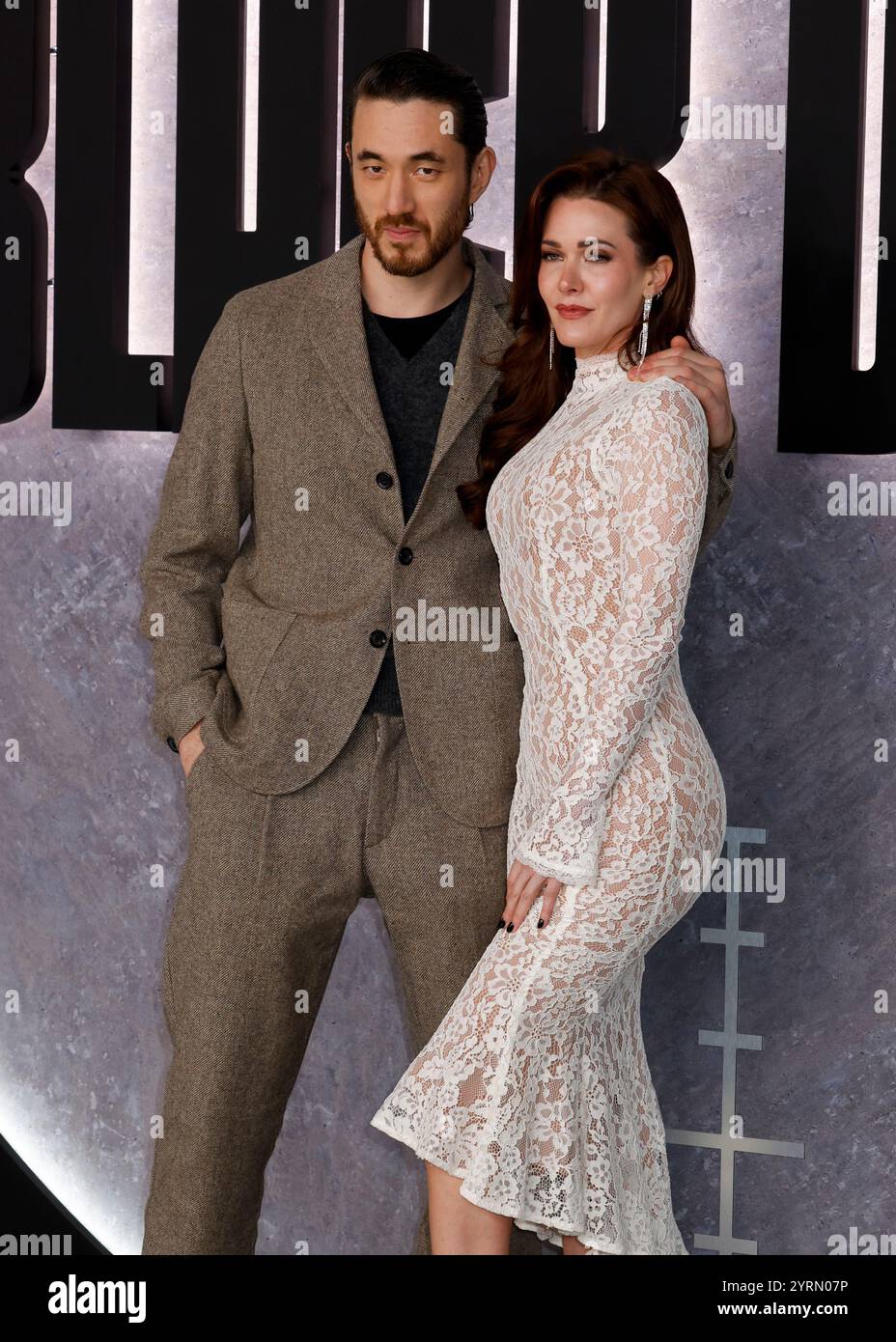 London, Großbritannien. Dezember 2024. Andrew Koji besucht die Black Doves Season One World Premiere im BFI Southbank in Waterloo, London. (Foto: Cat Morley/SOPA Images/SIPA USA) Credit: SIPA USA/Alamy Live News Stockfoto