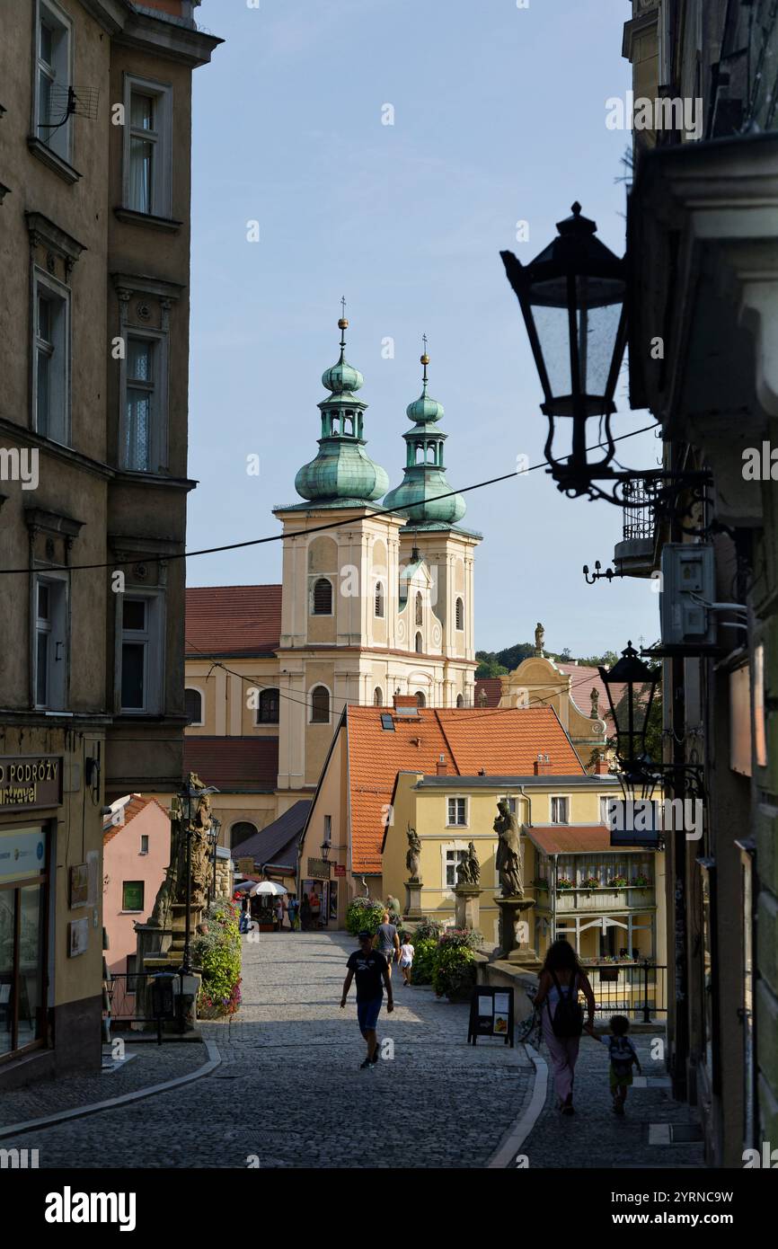 Brückentorbrücke, Most gotycki nad Mlynowka Neisse, Klodzko, Glatz, Niederschlesien, Polen Stockfoto