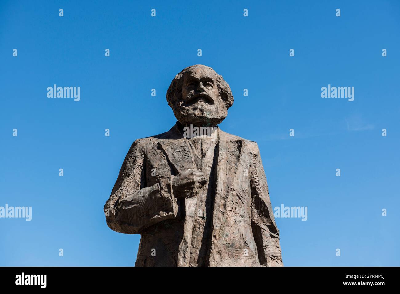 Statue von Karl Marx, Trier, Mosel, Rheinland-Pfalz, Deutschland Stockfoto