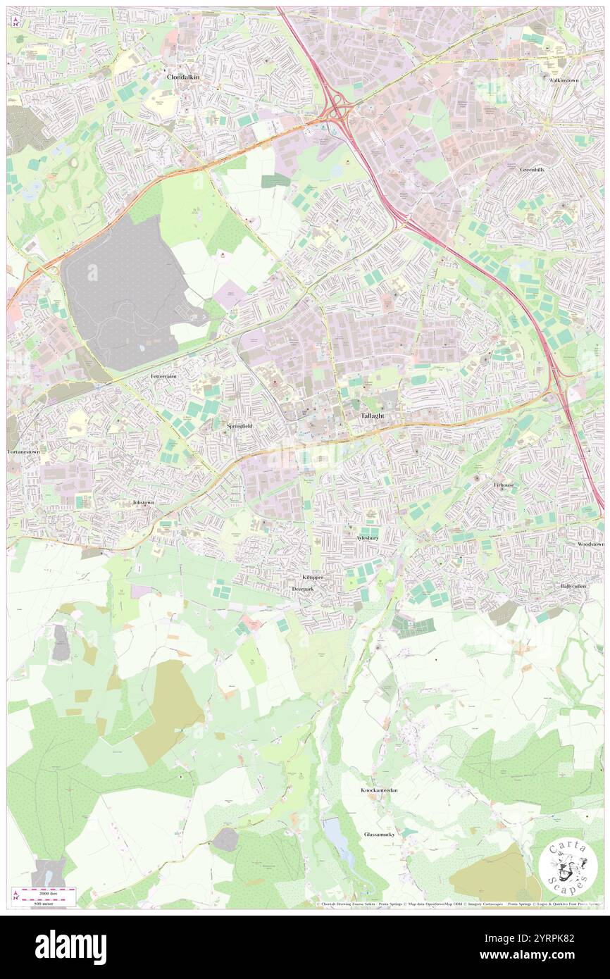 Tallaght Stadium, South Dublin, IE, Irland, Leinster, n 53 17' 0'', S 6 22' 25'', Karte, Cartascapes Map, veröffentlicht 2024. Erkunden Sie Cartascapes, eine Karte, die die vielfältigen Landschaften, Kulturen und Ökosysteme der Erde enthüllt. Reisen Sie durch Zeit und Raum und entdecken Sie die Verflechtungen der Vergangenheit, Gegenwart und Zukunft unseres Planeten. Stockfoto