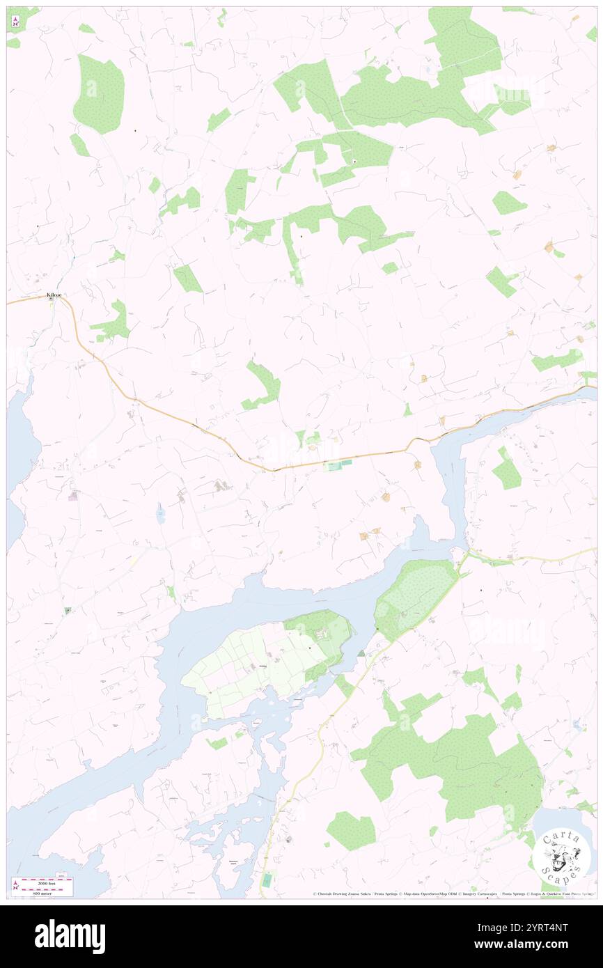 Church Cross, County Cork, IE, Irland, Munster, n 51 32' 38'', S 9 20' 51'', Karte, Cartascapes Map, veröffentlicht 2024. Erkunden Sie Cartascapes, eine Karte, die die vielfältigen Landschaften, Kulturen und Ökosysteme der Erde enthüllt. Reisen Sie durch Zeit und Raum und entdecken Sie die Verflechtungen der Vergangenheit, Gegenwart und Zukunft unseres Planeten. Stockfoto