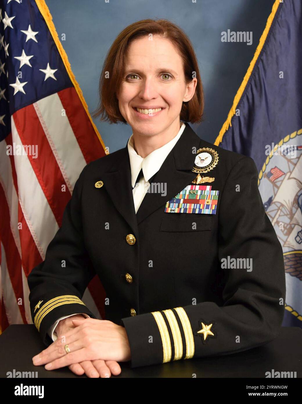 Cmdr. Jennifer M. Free. Stockfoto