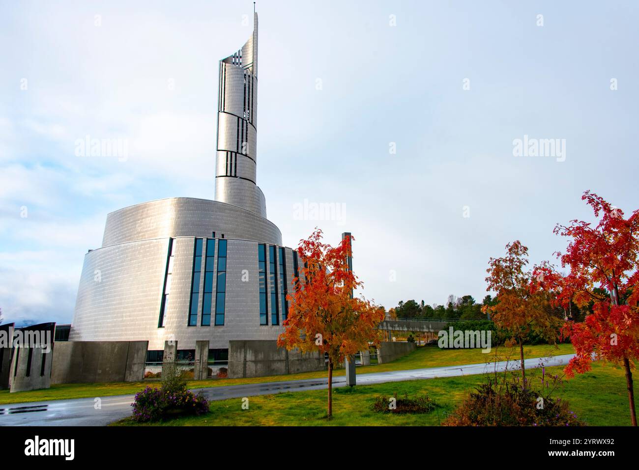 Kathedrale der Nordlichter in Alta - Norwegen Stockfoto