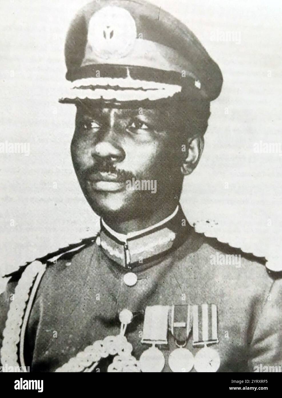 Yakubu Dan Yumma „Jack“ Gowon (* 19. Oktober 1934), ehemaliger nigerianischer Staatschef und Staatsmann, der während des nigerianischen Bürgerkriegs die Kriegsbemühungen der US-Militärregierung leitete. Stockfoto