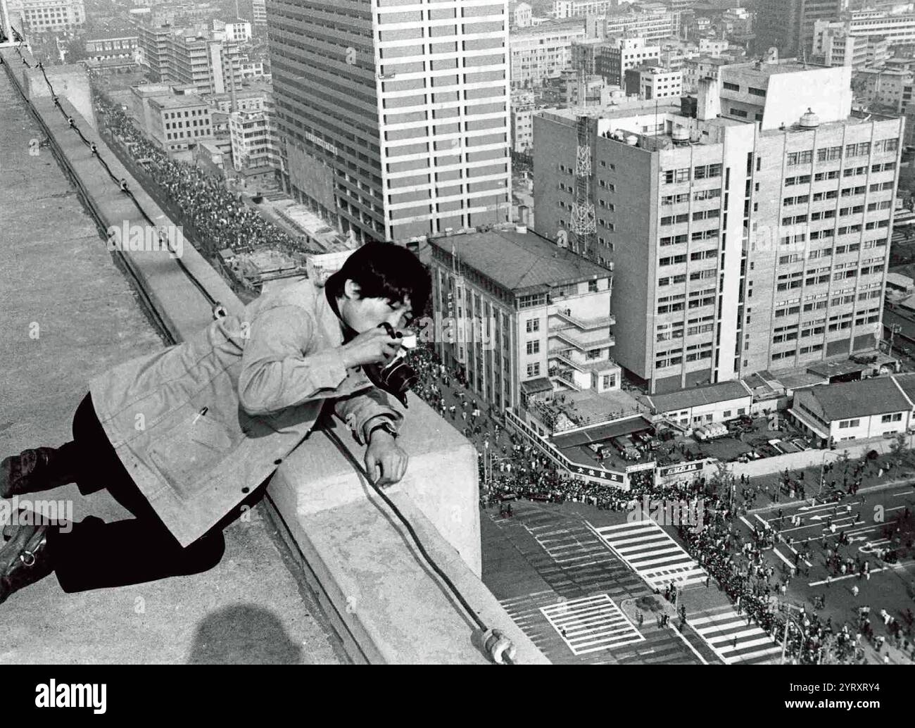 Beerdigung von Park chung Hee (1917 ? 1979) südkoreanischer Politiker und Armeeoffizier, der von 1962 bis zu seiner Ermordung 1979 als dritter Präsident von Südkorea diente, nachdem er die Macht beim Staatsstreich vom 16. Mai 1961 übernommen hatte. Stockfoto