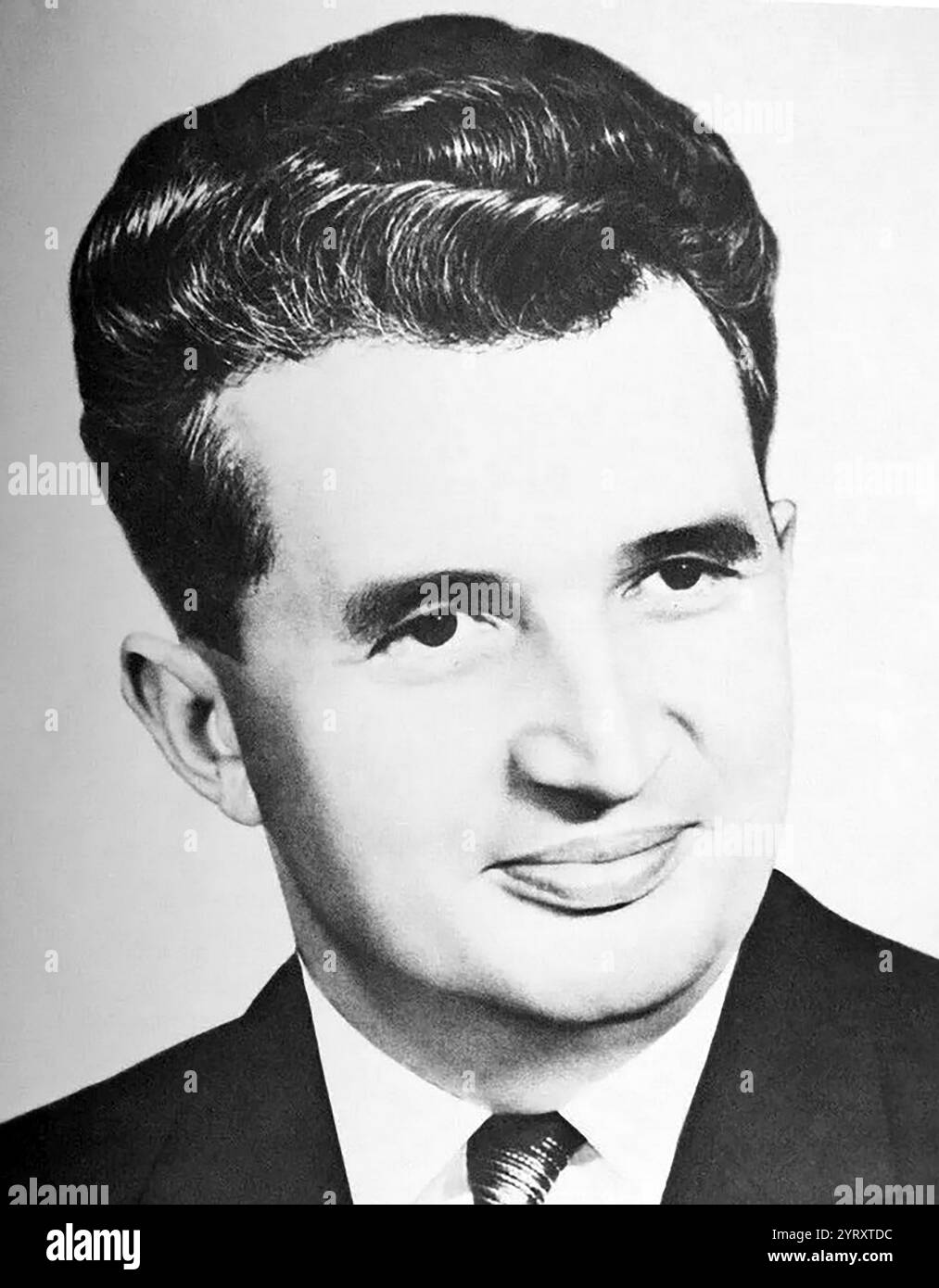 Nicolae Ceausescu (1918 ? 25. Dezember 1989), rumänischer Politiker und letzter kommunistischer Führer Rumäniens, der von 1965 bis 1989 Generalsekretär der Kommunistischen Partei Rumäniens war. Er wurde im Dezember 1989 in der rumänischen Revolution gestürzt und hingerichtet Stockfoto