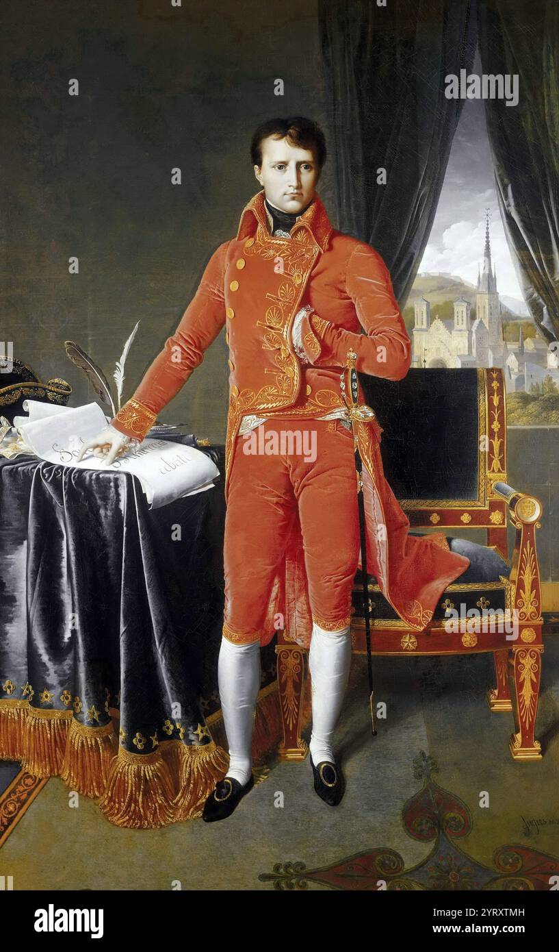 Napoleon Bonaparte als erster Konsul von Frankreich. 1801 Stockfoto