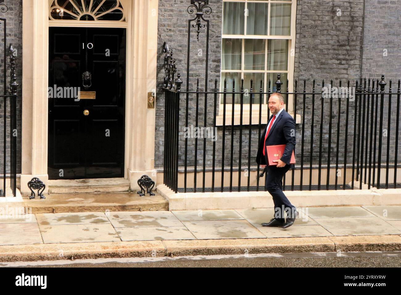 Ian Murray (Secretary of State for Scotland) in der Downing Street, London, um nach der Wahl seine neue Rolle in der Labour-Regierung zu übernehmen. Juli 2024. Stockfoto