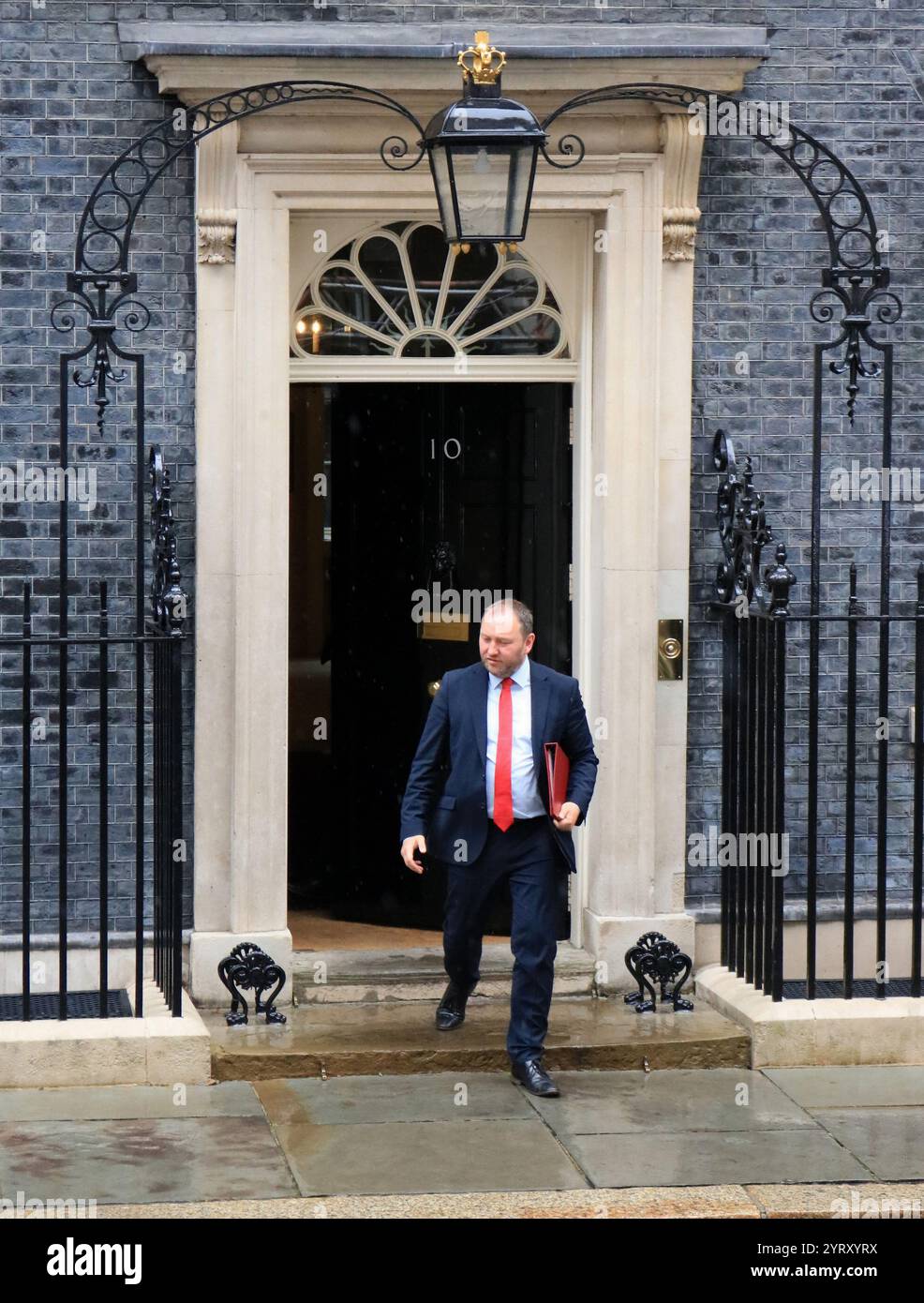 Ian Murray (Secretary of State for Scotland) in der Downing Street, London, um nach der Wahl seine neue Rolle in der Labour-Regierung zu übernehmen. Juli 2024. Stockfoto