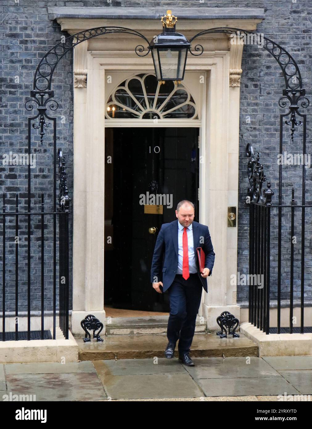 Ian Murray (Secretary of State for Scotland) in der Downing Street, London, um nach der Wahl seine neue Rolle in der Labour-Regierung zu übernehmen. Juli 2024. Stockfoto