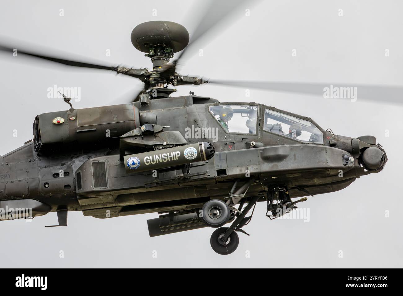 British Army Air Corps AgustaWestland Apache AH.1 Angriff Hubschrauber Stockfoto