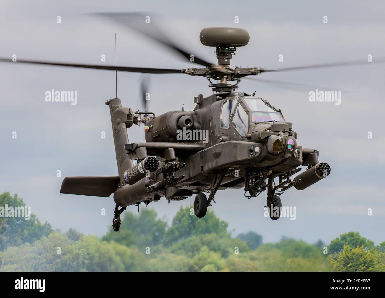 British Army Air Corps AgustaWestland Apache AH.1 Angriff Hubschrauber Stockfoto