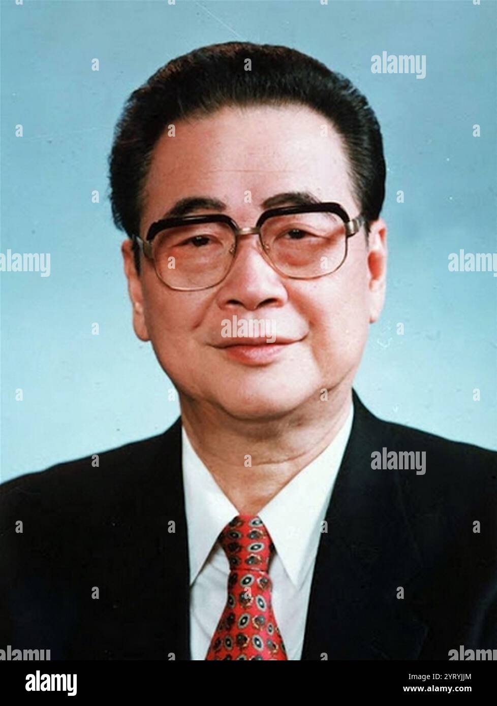 Li Peng (1928 ? 2019), Premierminister der Volksrepublik China von 1987 bis 1998. Stockfoto