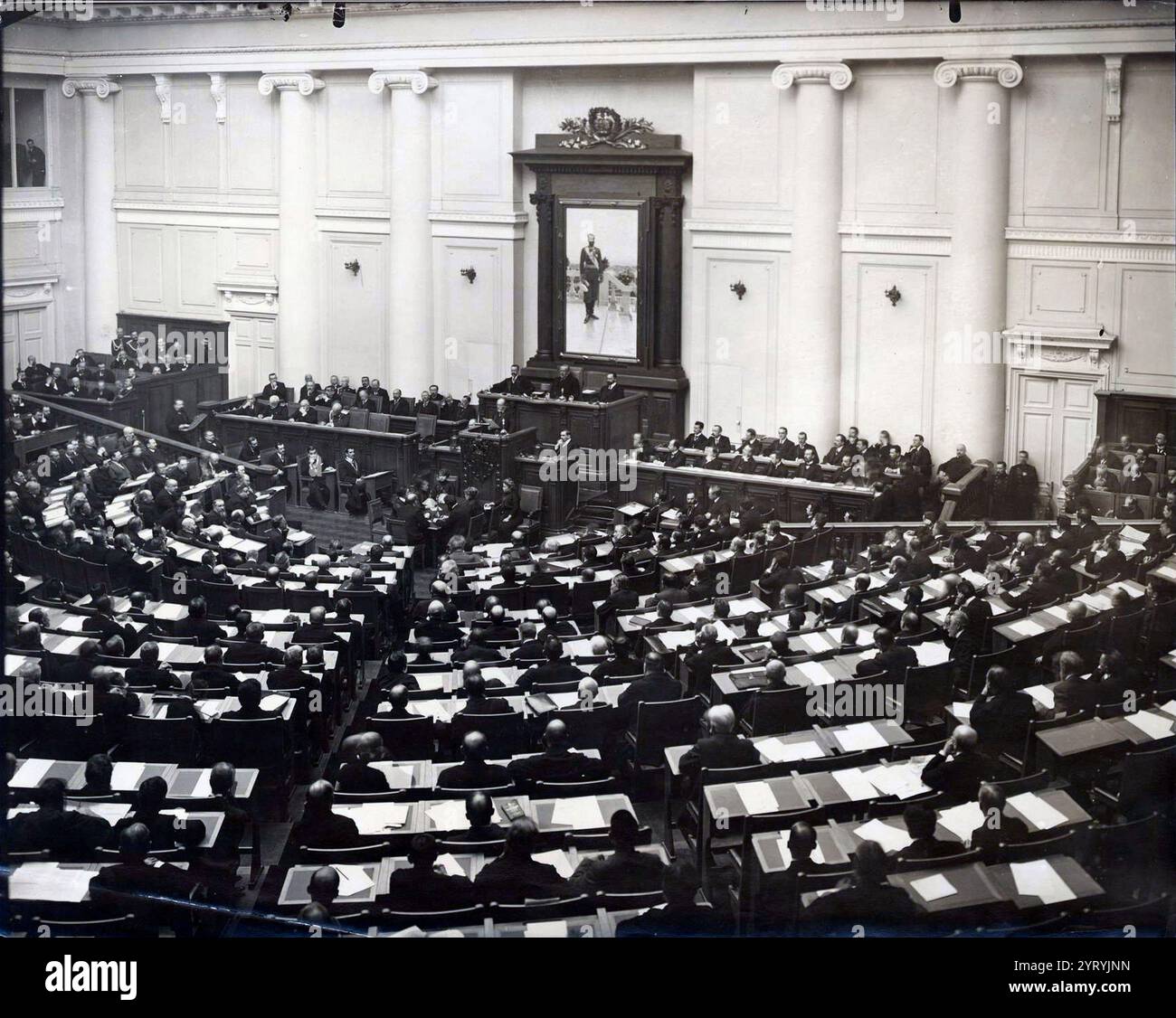 Duma in der Sitzung, St. Petersburg, Zarenzeit Russland, 1912 Stockfoto