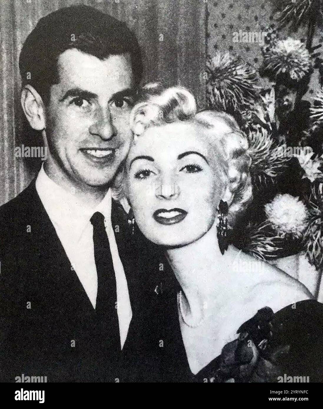 1955 war Ruth Ellis die letzte Frau, die in Großbritannien hingerichtet wurde, nachdem ihr Liebhaber David Blakely erschossen worden war. Stockfoto
