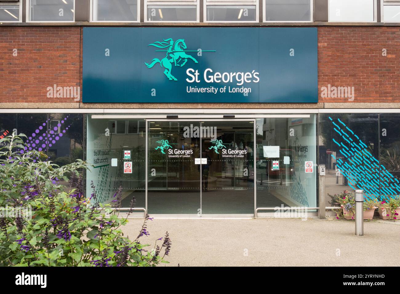 St George's Hospital, University of London, Tooting, London, SW17, England, Großbritannien Stockfoto