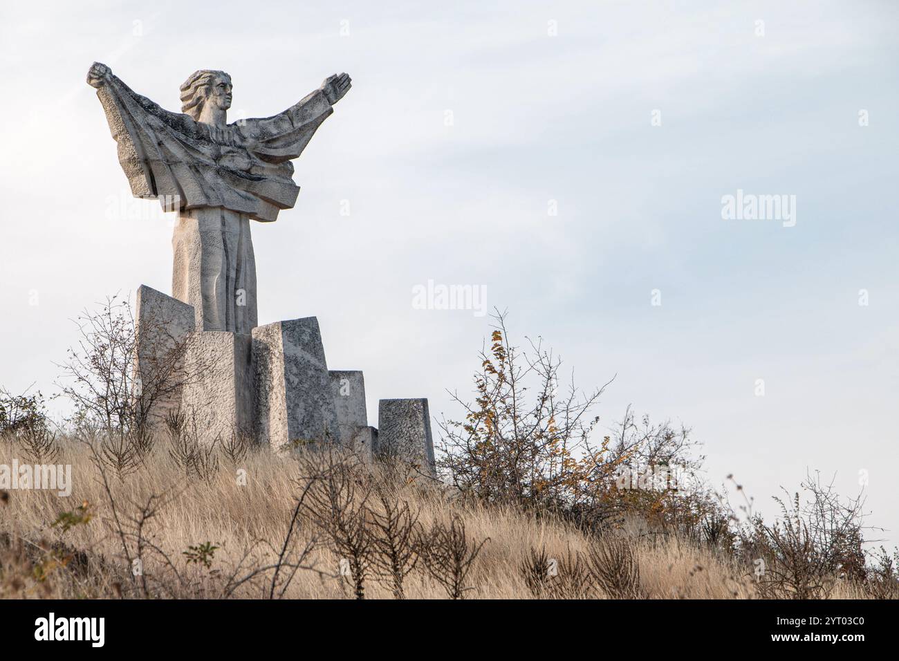 Denkmal zu Ehren der gefallenen Partisanen von 1944 in der Nähe des Dorfes Granitovo, Bulgarien. Stockfoto