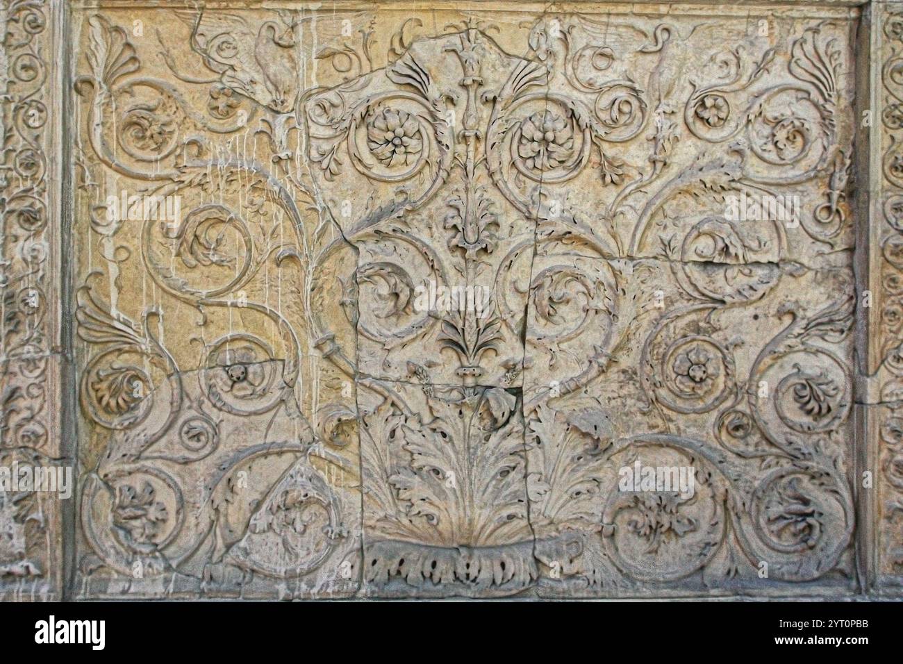 Italien Rom Ara Pacis Augustae 9 v. Chr. - Detail Stockfoto