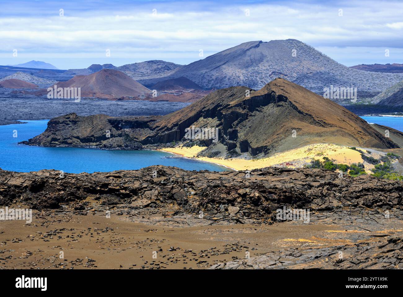 Bartolomé Insel der Galapagos Inseln im Pazifischen Ozean Stockfoto