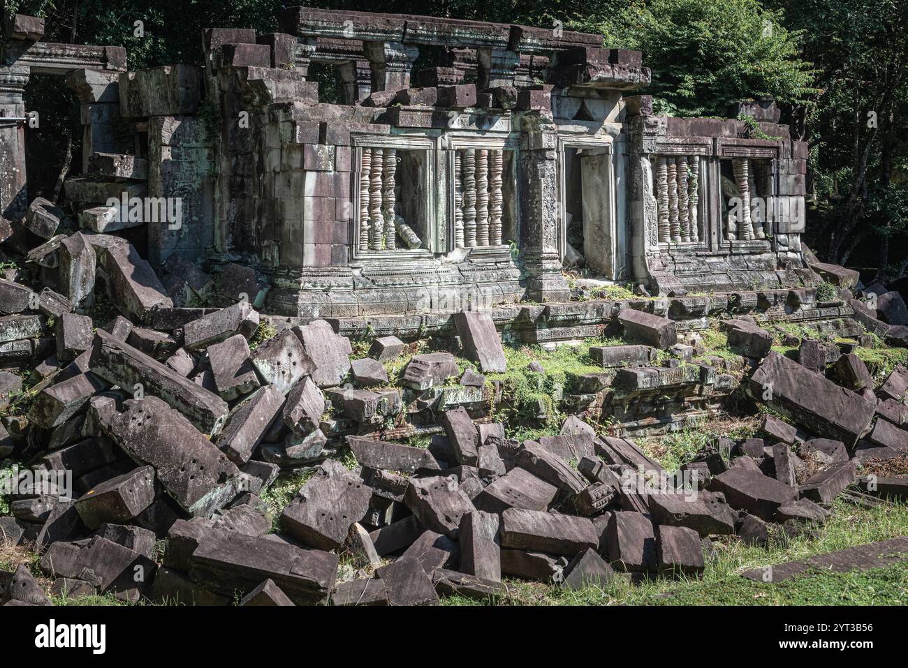 Alte Ruinen von Angkor Stockfoto
