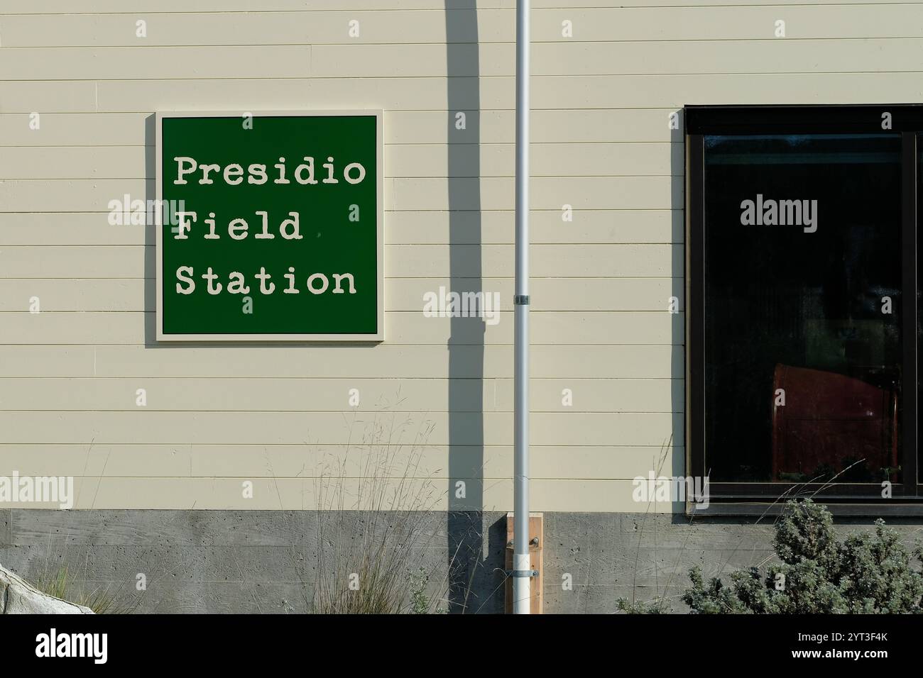 Die Field Station befindet sich in Presidio Tunnel Tops, San Francisco, Kalifornien; interaktives Natur- und Wissenschaftspark Curiosity Lab; Bildungseinrichtung. Stockfoto
