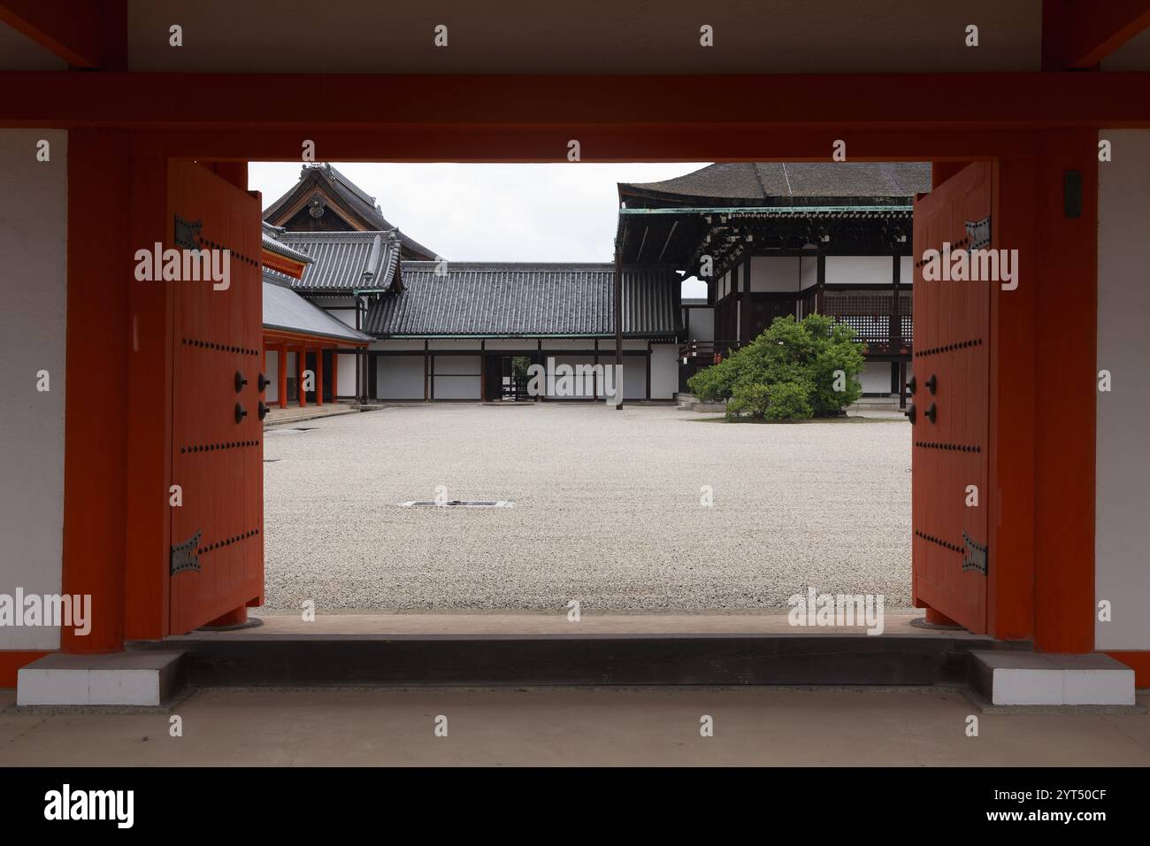 Kyoto Kaiserpalast im Frühling Stockfoto