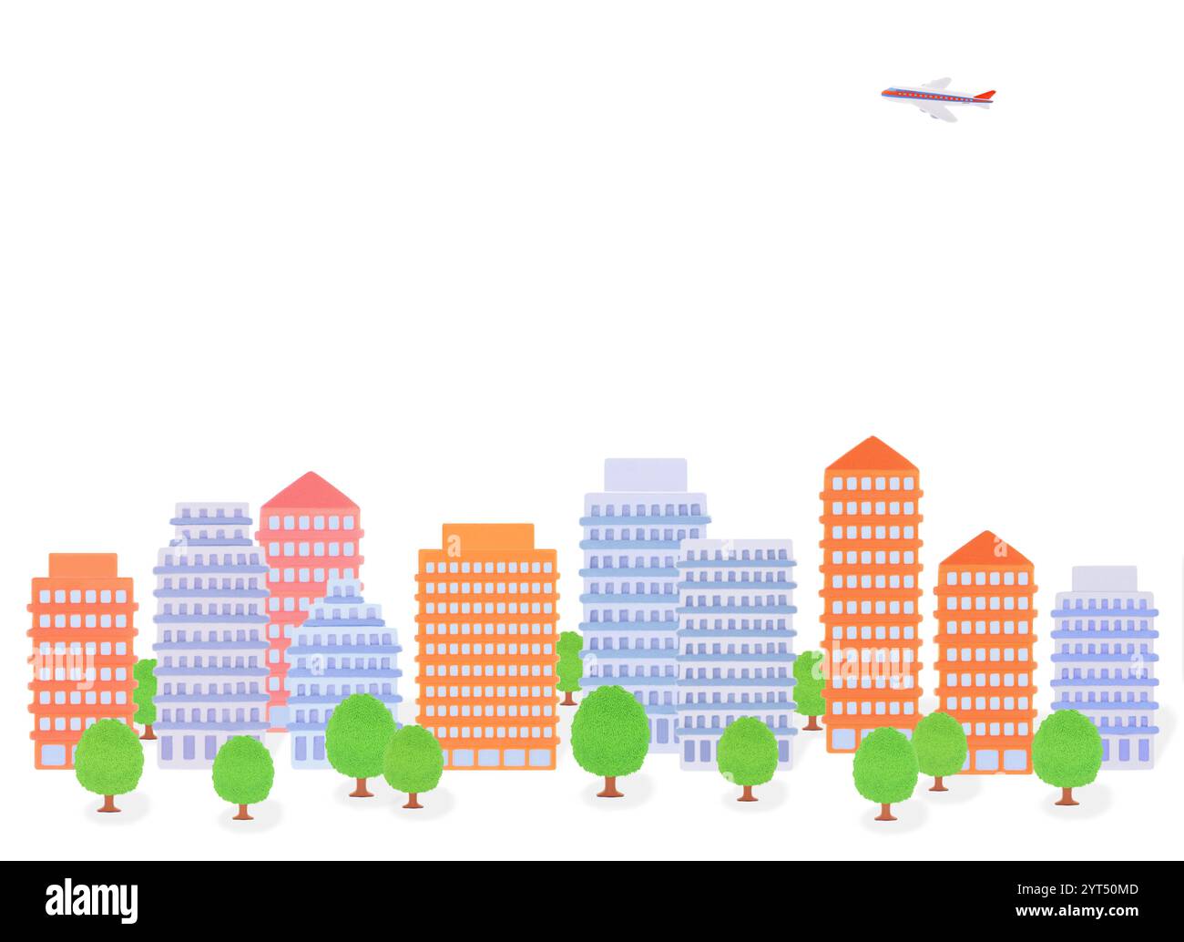Lehm-Wolkenkratzer Stockfoto