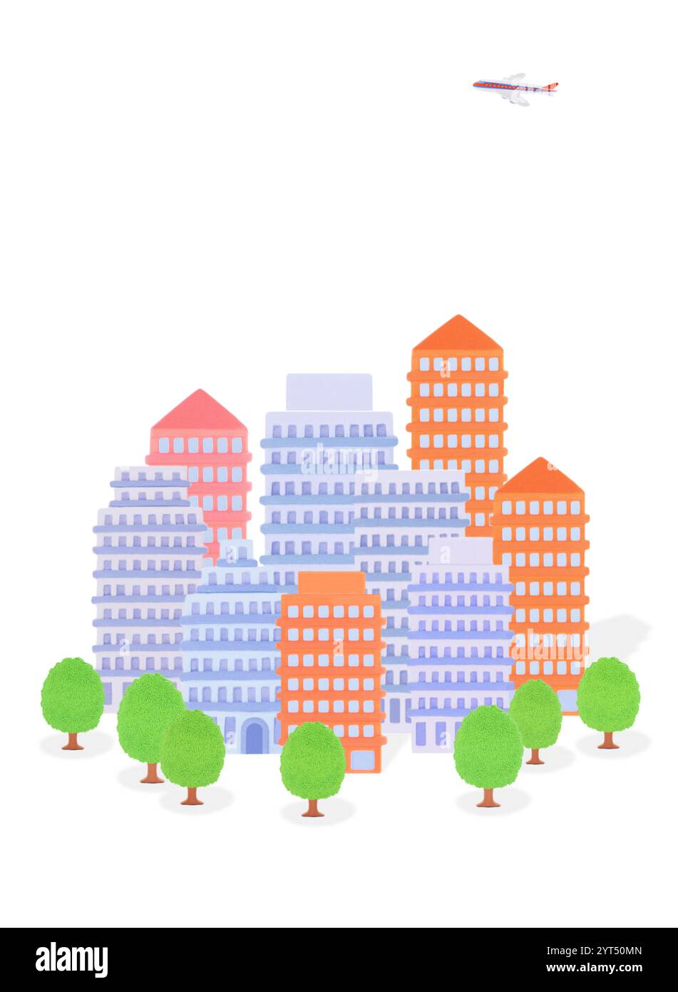 Lehm-Wolkenkratzer Stockfoto