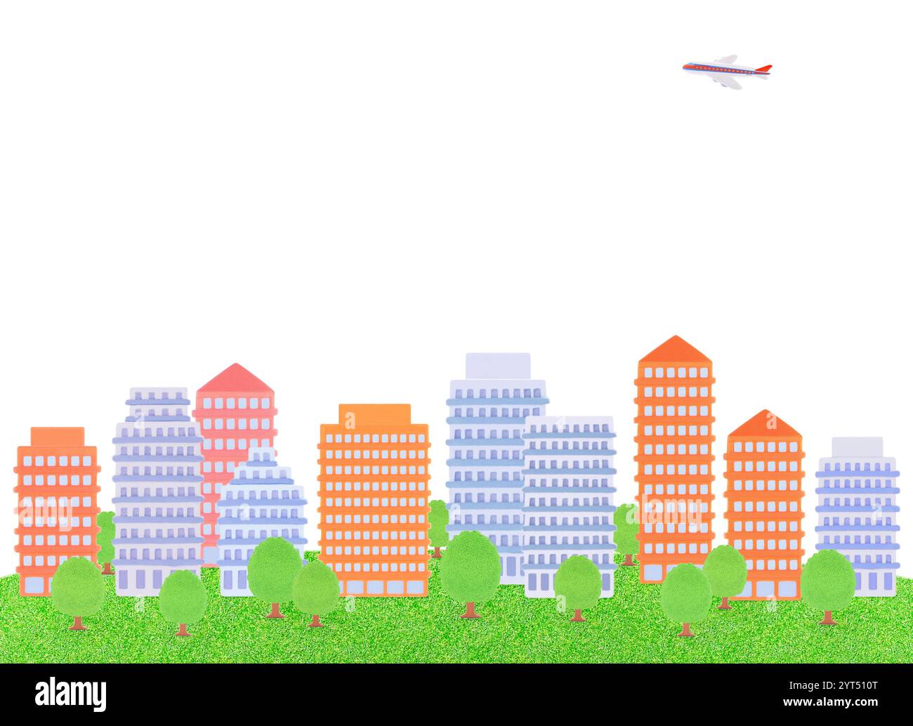 Lehm-Wolkenkratzer Stockfoto