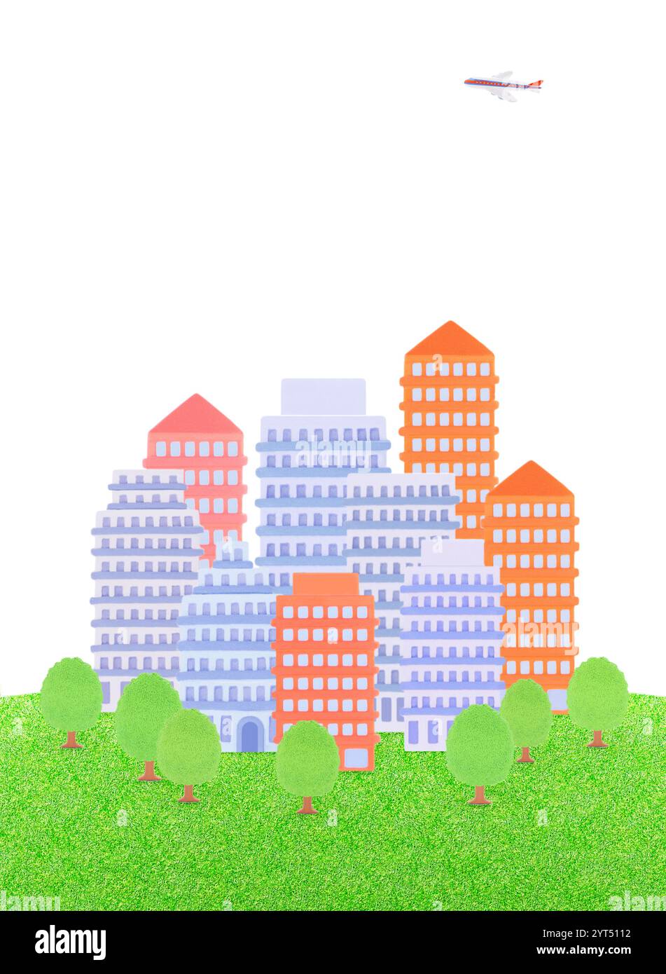 Lehm-Wolkenkratzer Stockfoto