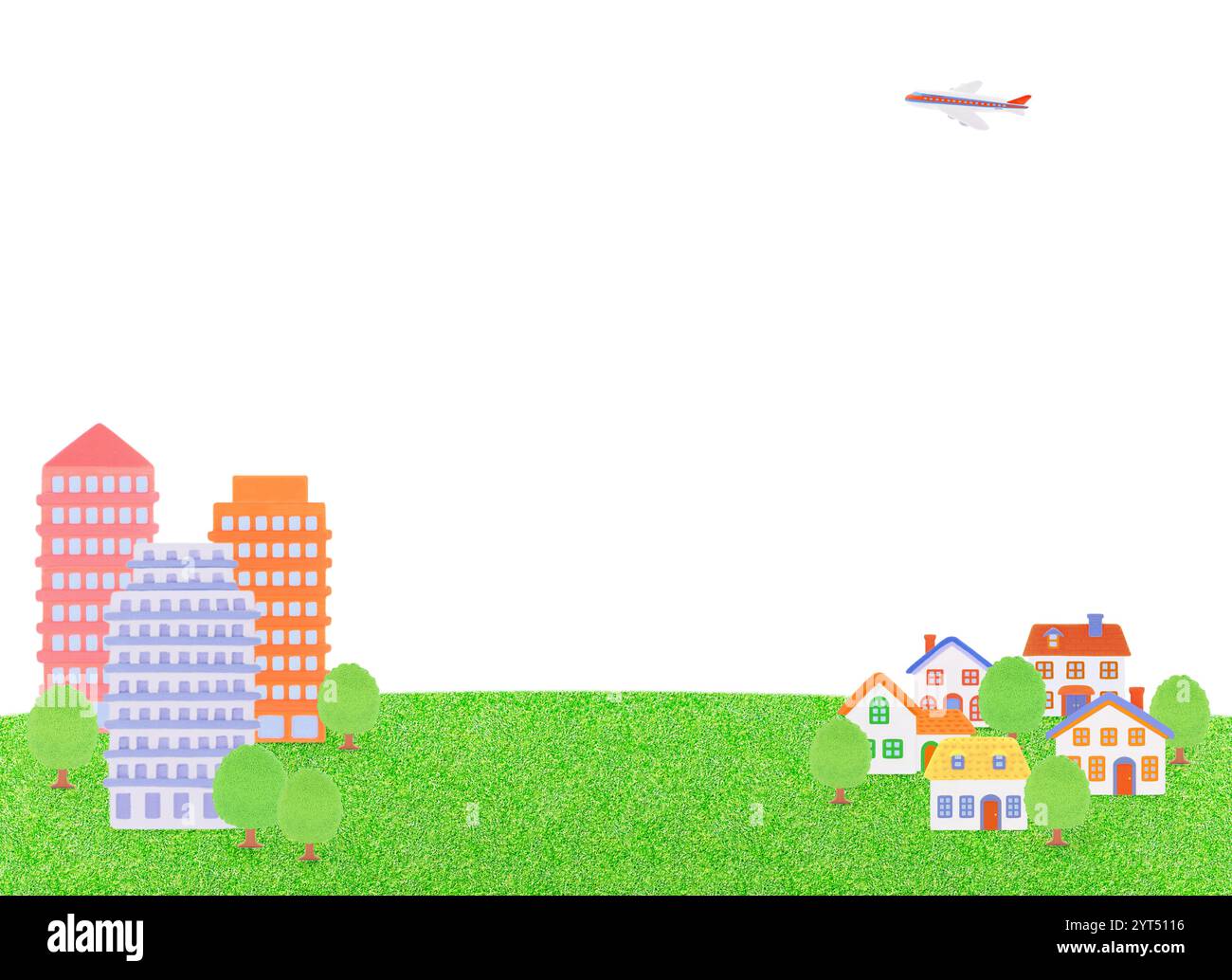 Lehm-Wohnung und ein Haus Stockfoto