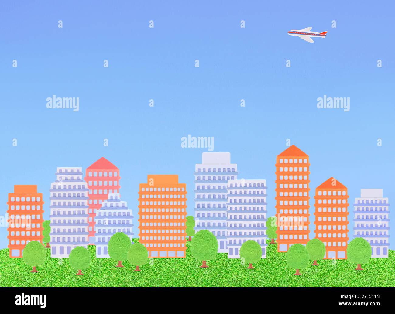 Lehm-Wolkenkratzer Stockfoto