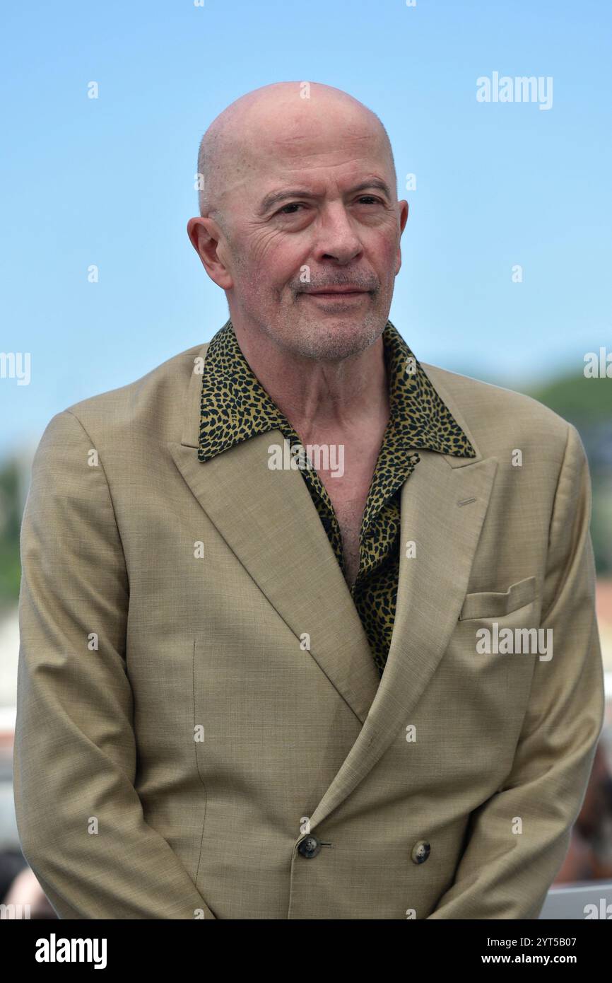 77. Cannes Film Festival, 19. Mai 2024: Schauspieler Jacques Audiard posiert während des Fotoaufrufs des Films Emilia Perez *** Lokale Bildunterschrift *** Stockfoto