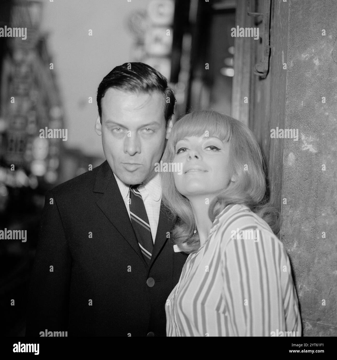 Heisses Pflaster Köln, Kriminalfilm, Deutschland 1967, Regie: Ernst Hofbauer, Darsteller: Walter Kohut, Christine Schuberth (?) Stockfoto