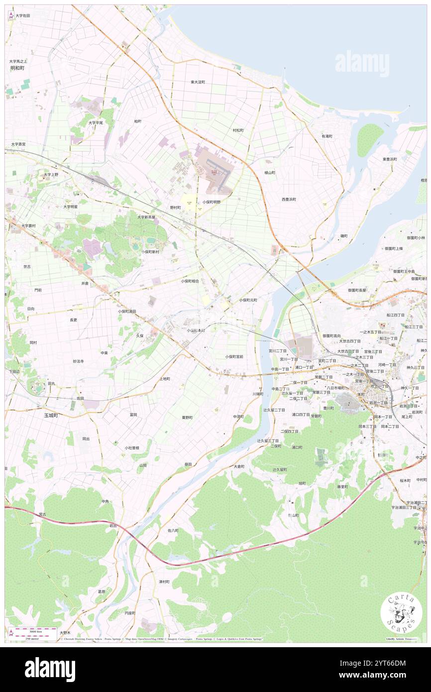 Miyagawa-eki, Ise-shi, JP, Japan, Mie, n 34 30' 11'', N 136 40' 18'', Karte, Cartascapes Map, veröffentlicht 2024. Erkunden Sie Cartascapes, eine Karte, die die vielfältigen Landschaften, Kulturen und Ökosysteme der Erde enthüllt. Reisen Sie durch Zeit und Raum und entdecken Sie die Verflechtungen der Vergangenheit, Gegenwart und Zukunft unseres Planeten. Stockfoto