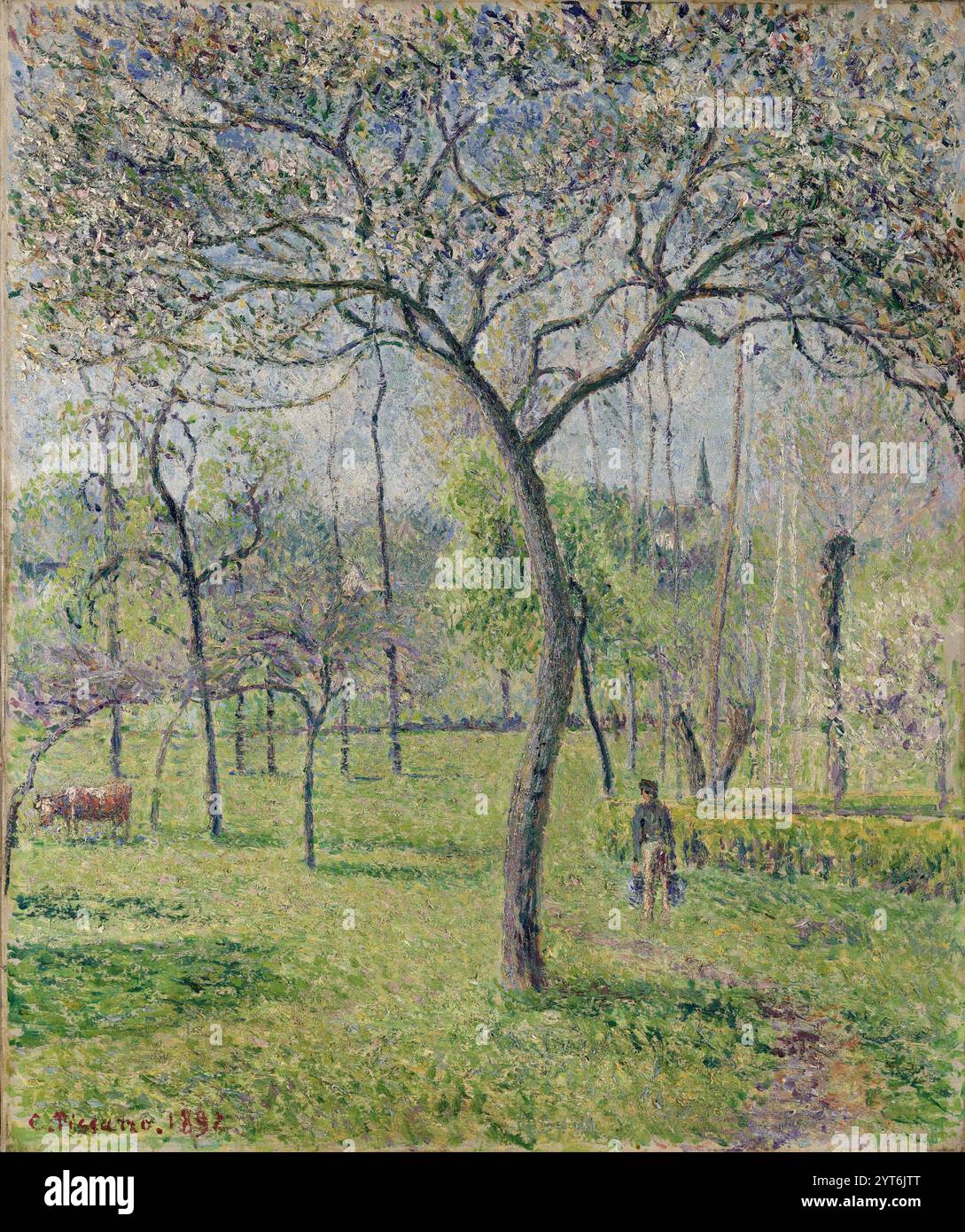 Landschaft (Garten). Camille Pissarro . 1892. Stockfoto