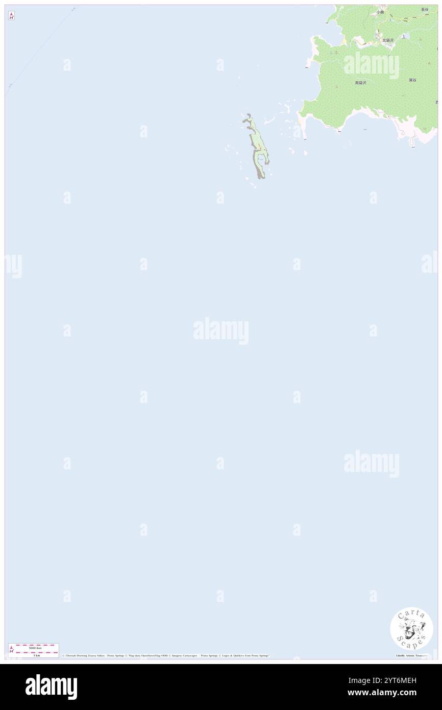 Bonininseln, JP, Japan, Tokio, n 27 0' 0''', N 142 10' 0'', Karte, Cartascapes Map, veröffentlicht 2024. Erkunden Sie Cartascapes, eine Karte, die die vielfältigen Landschaften, Kulturen und Ökosysteme der Erde enthüllt. Reisen Sie durch Zeit und Raum und entdecken Sie die Verflechtungen der Vergangenheit, Gegenwart und Zukunft unseres Planeten. Stockfoto