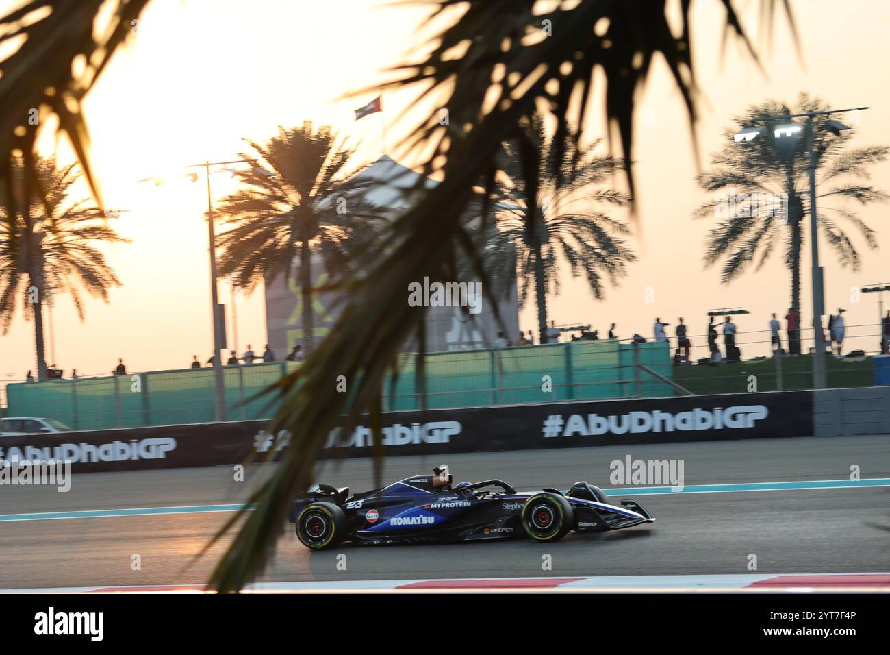 Alexander Albon (Williams Racing, #23), FP2, Freies Training 2, Freies Training 2, Freies Training 2, SIND, Formel 1 Weltmeisterschaft, Abu Dhabi Grand Prix, Yas Marina Circuit, 06.12.2024 Foto: Eibner-Pressefoto/Annika Graf Stockfoto