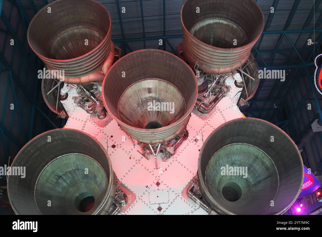 Saturn-5-Rakete und das Apollo-Programm Stockfoto