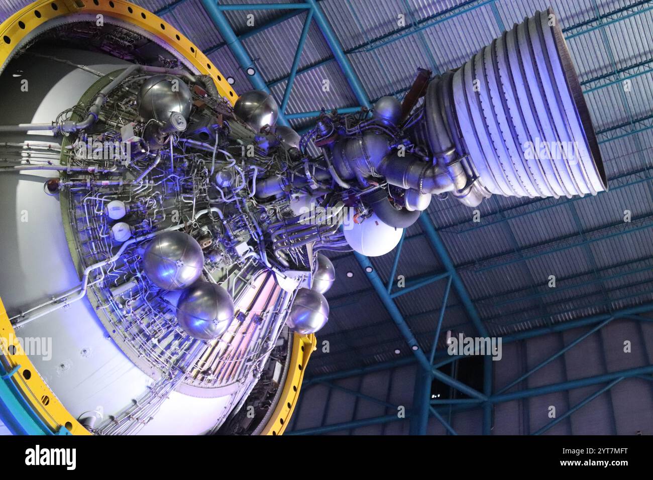 Saturn-5-Rakete und das Apollo-Programm Stockfoto