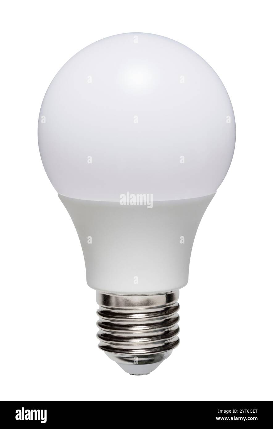 LED-Glühlampe, Glühlampe mit E27-Sockel Stockfoto