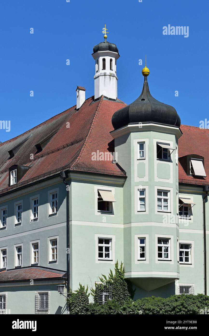 Heilig-Geist-Krankenhaus, Landshut, Niederbayern Stockfoto