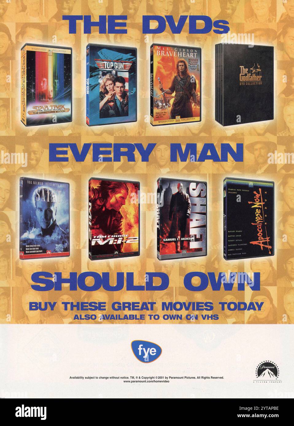 Vintage-Playboy-Magazin, März 2002, Anzeige, USA Stockfoto