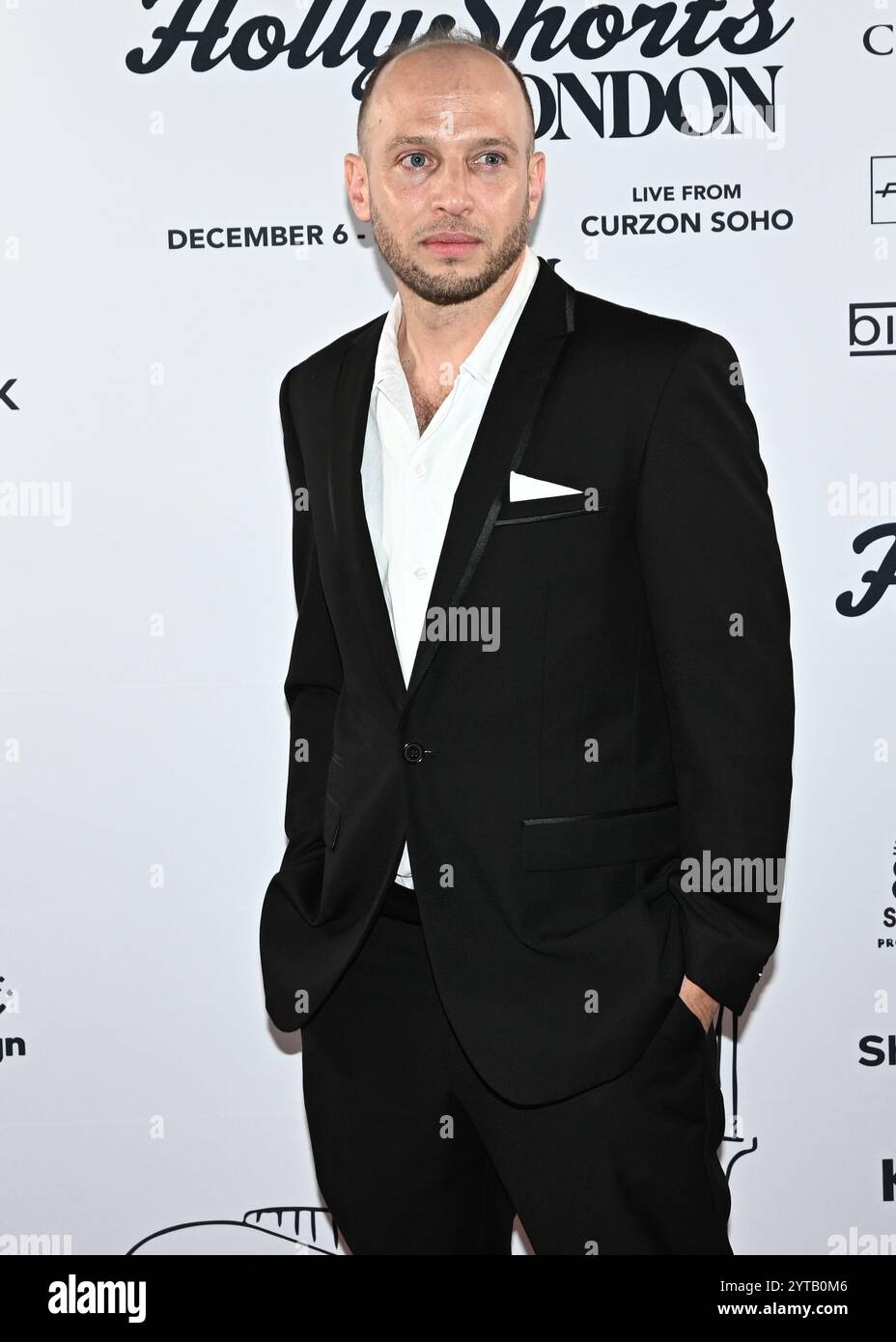 LONDON, ENGLAND: 6. Dezember 2024: Jamie Donoughue besuchte das „HollyShorts“ LONDON Film Festival, bei dem Gewinner und Nominierte des British Academy Awards im Beaufort House, Chelsea, London, Großbritannien, gefeiert wurden. (Foto von 李世惠/siehe Li/Picture Capital) Stockfoto