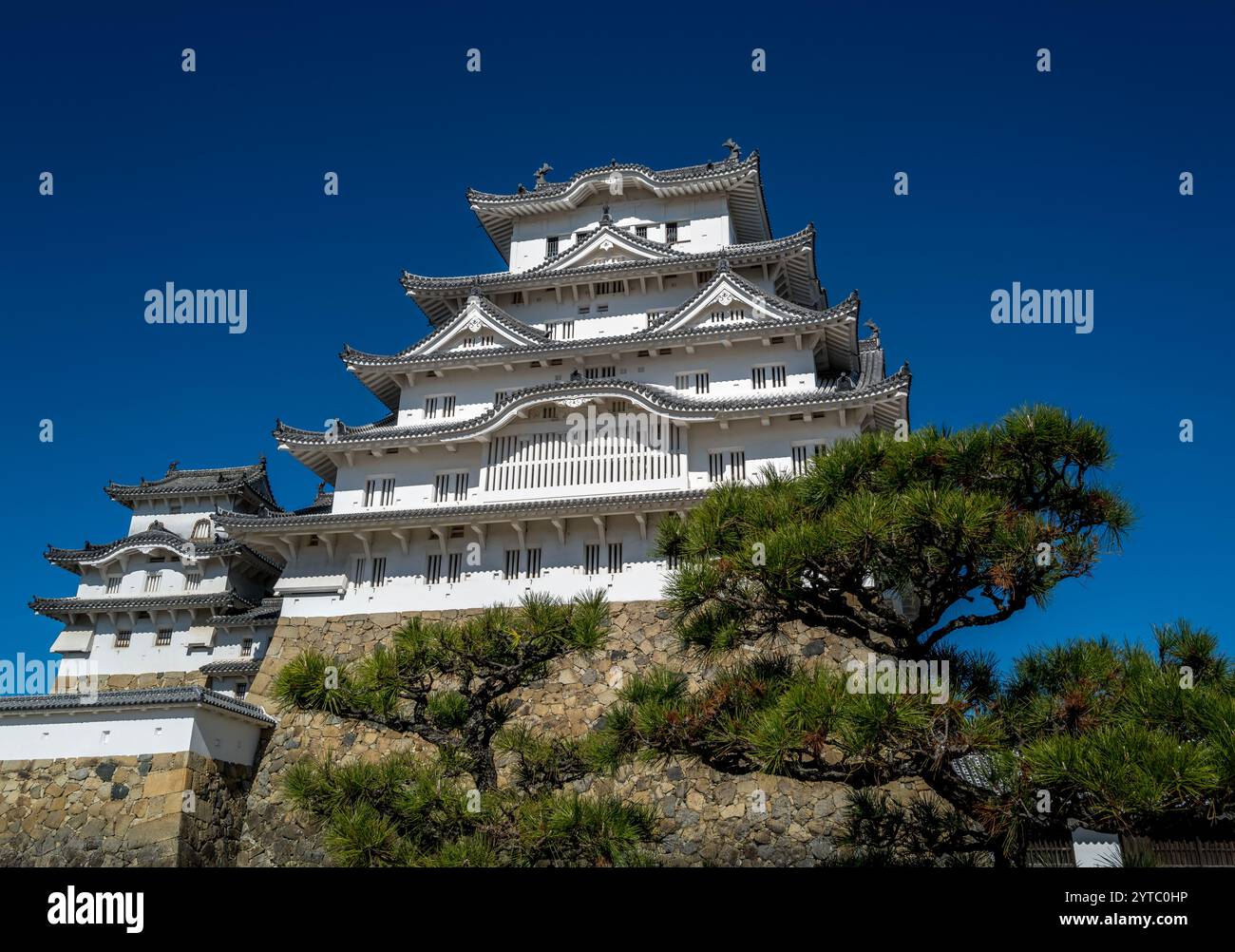 Himeji Castle, die älteste weiße Burg Japans Stockfoto