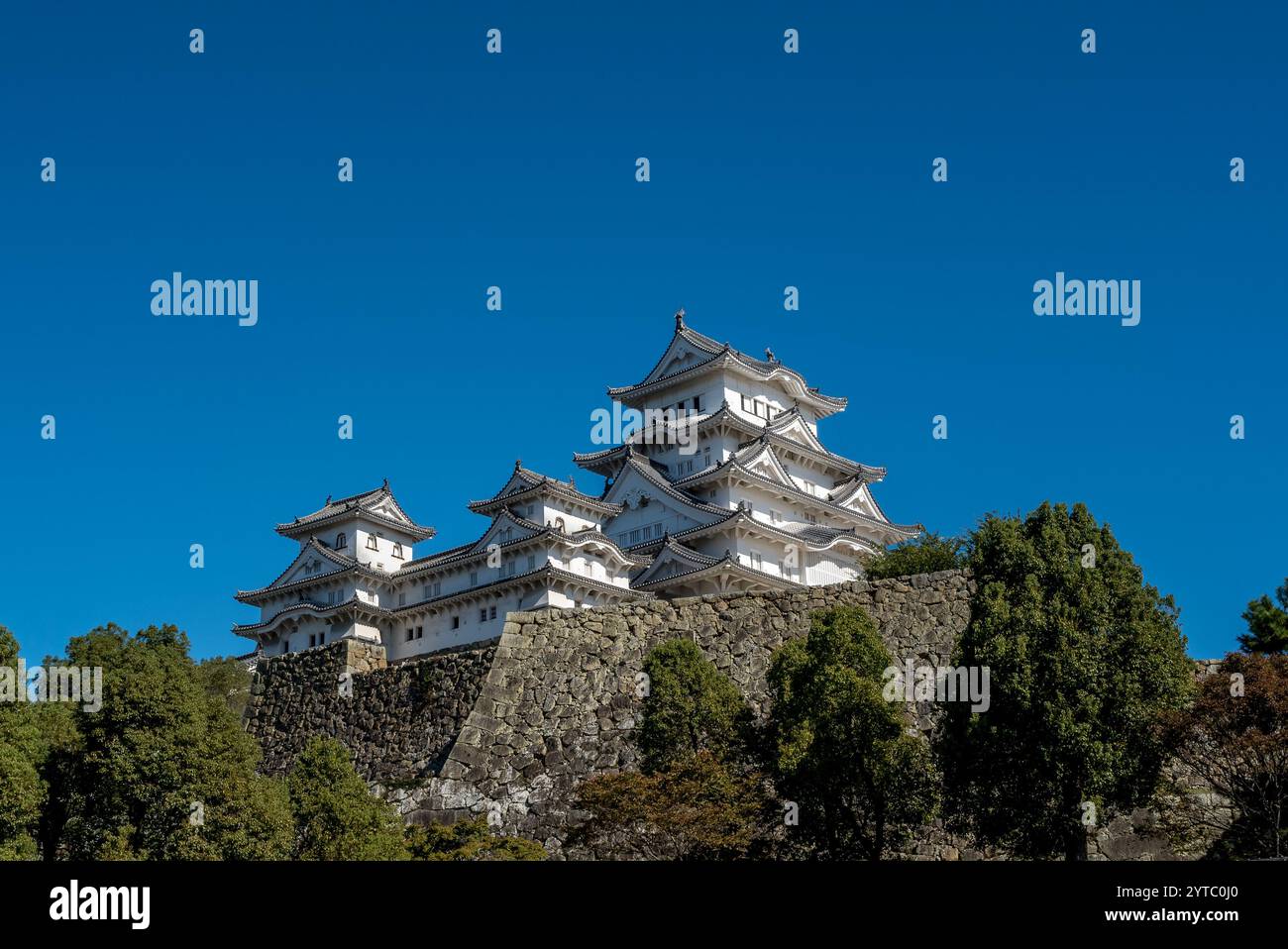 Himeji Castle, die älteste weiße Burg Japans Stockfoto
