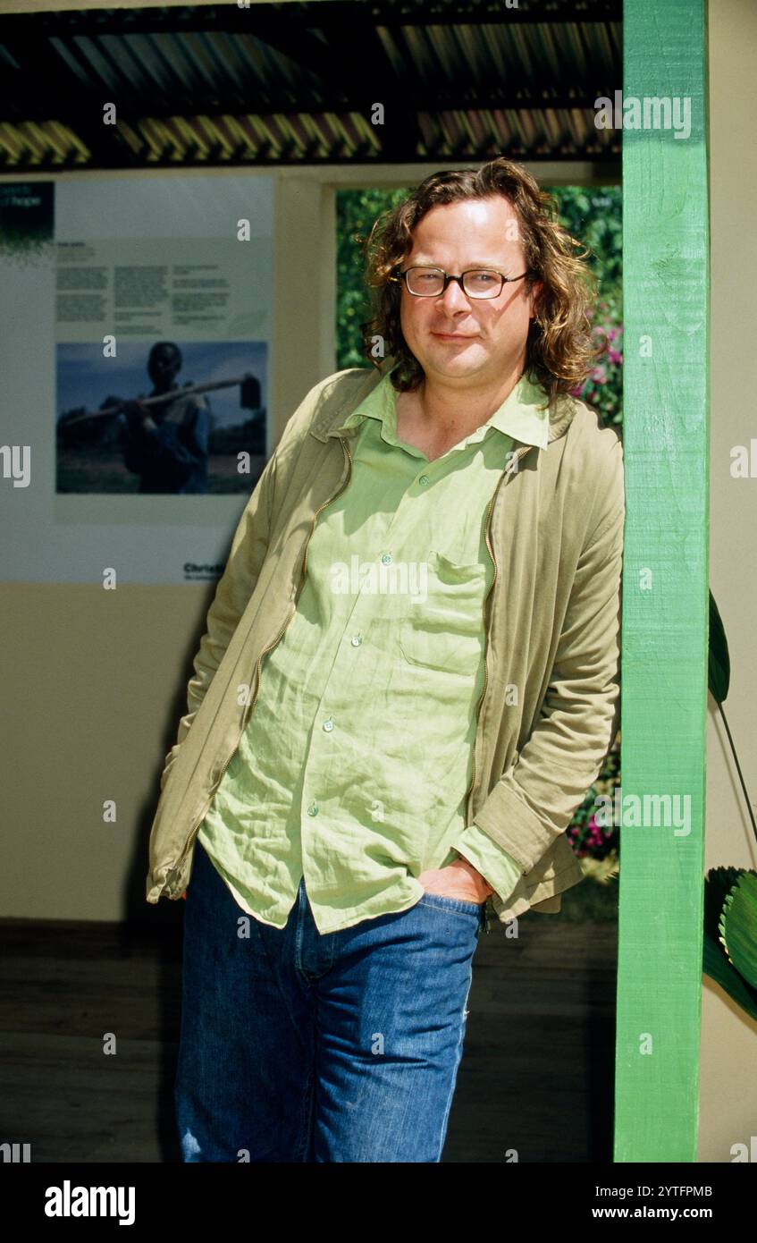 Hugh Fearnley-Whittingstall, RHS Hampton Court Palace Flower Show, East Molesey, Surrey, Großbritannien. 05.07.2004 Stockfoto